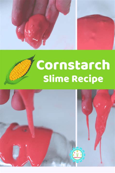 2-Ingredient Cornstarch Slime Recipe (no glue or borax!)