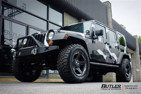 Jeep Wrangler with 20in Grid Offroad GD4 Wheels exclusively from Butler ...