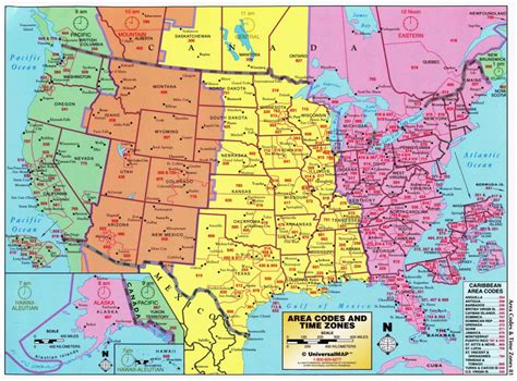 Printable Map Us Canada Time Zones - Printable US Maps