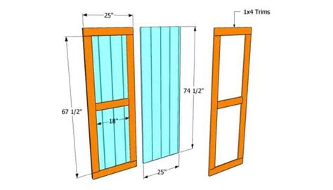 31 Cool Ideas and Free Plans On How To Build A Shed Door