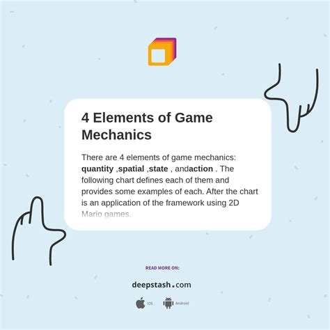 4 Elements of Game Mechanics - Deepstash