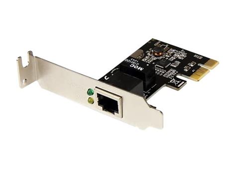 StarTech.com 1 Port PCI Express PCIe Gigabit NIC Network Card- Low ...