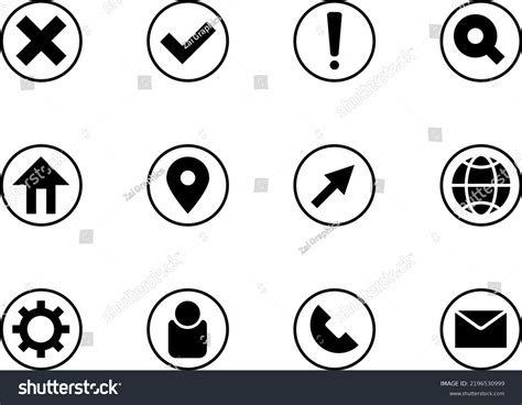 Basic Icon Pack Beginners Vector Graphics Stock Vector (Royalty Free ...