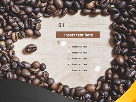 Free PPT Template - Coffee Beans