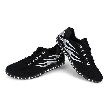 Fashion Casual Leisure Lace-Up Black Sports Shoes For Men