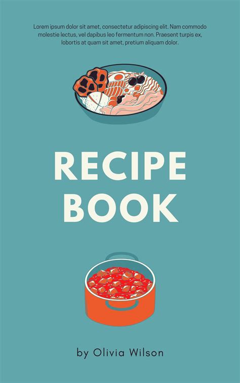 Recipe Book Cover Printable