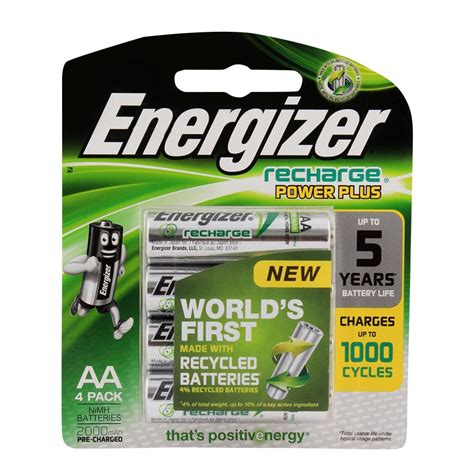 Purchase Energizer Rechargeable AA Batteries 4-Pack 2000mAH Online at ...