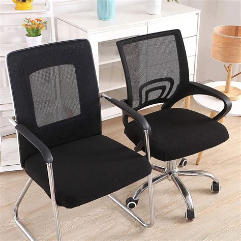 Washable Anti-dust Office Chair Cover Stretch Jacquard Office Computer ...