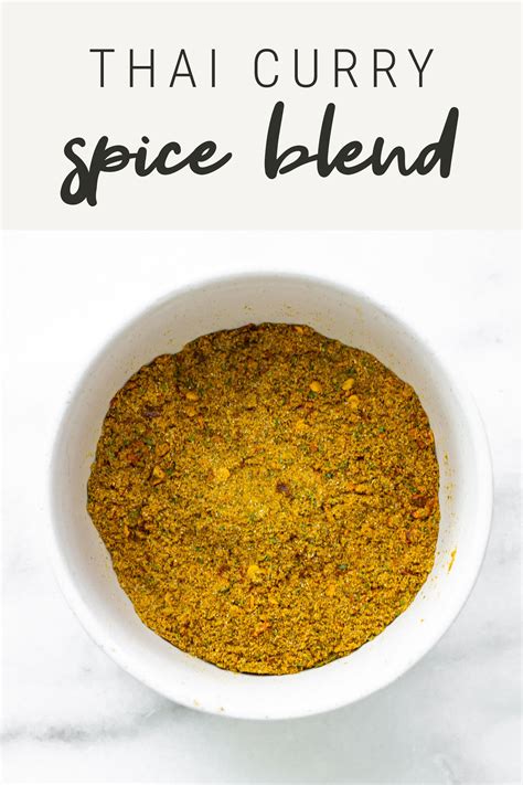 Thai curry spice blend – Artofit