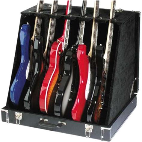 Universal Guitar Stand Case for Up to 6 Electric or 3 Acoustic Guitars ...