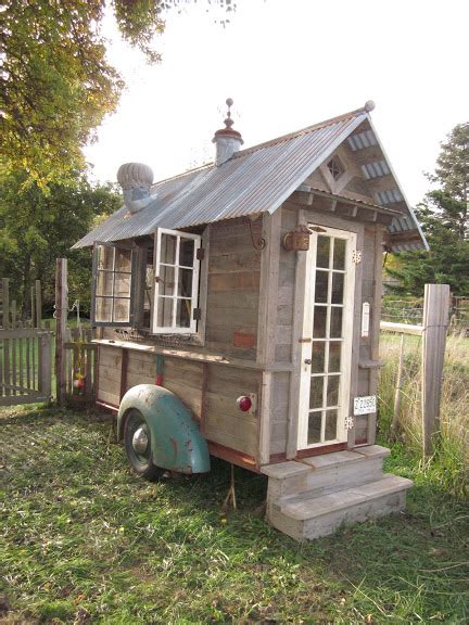 Rustic Tiny House on Wheels