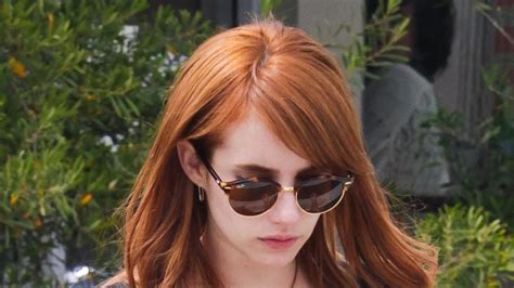 Emma Roberts Shows Off a Fresh Blonde Cut and Color in Los Angeles | Vogue