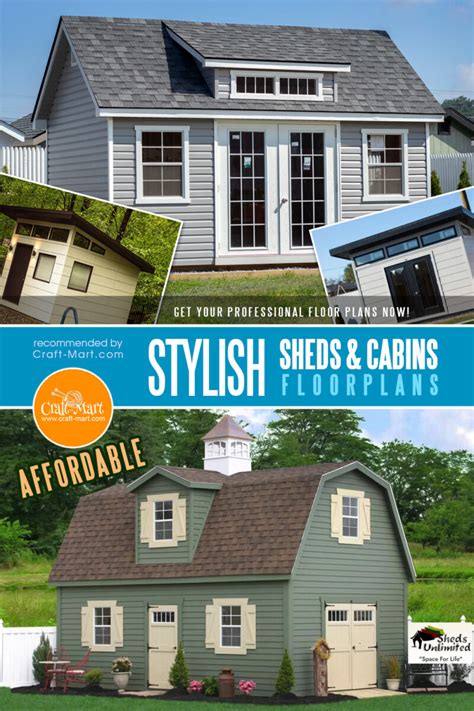 Affordable Prefab Shed Kits & DIY Shed Plans for Your Backyard - Craft-Mart