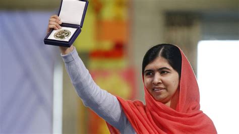 Pakistan’s Malala accepts Nobel Peace Prize