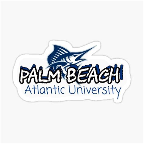 Type 2 Sheet Palm Beach Atlantic University PBA Sailfish NCAA Sticker ...