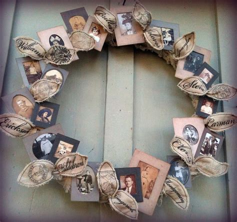 Make a Family Tree Wreath » Dollar Store Crafts