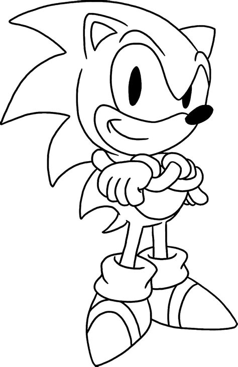 40 Desenhos De Sonic Para Colorir Como Fazer Em Casa