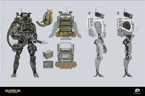 ArtStation - Soldiers Inc. Characters Concept art, Valentin Demchenko ...