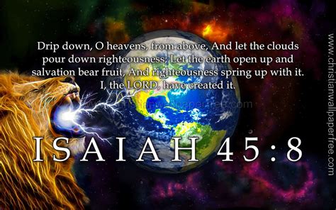 Isaiah 45 Verse 8