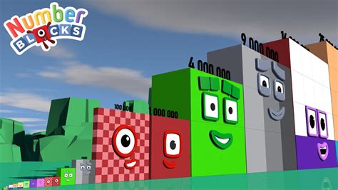 Numberblocks One To 900 Billion Numberblocks Square Comparison Youtube