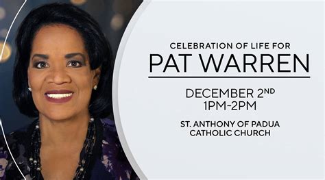 Maryland leaders, colleagues remember the legacy of Pat Warren - The ...