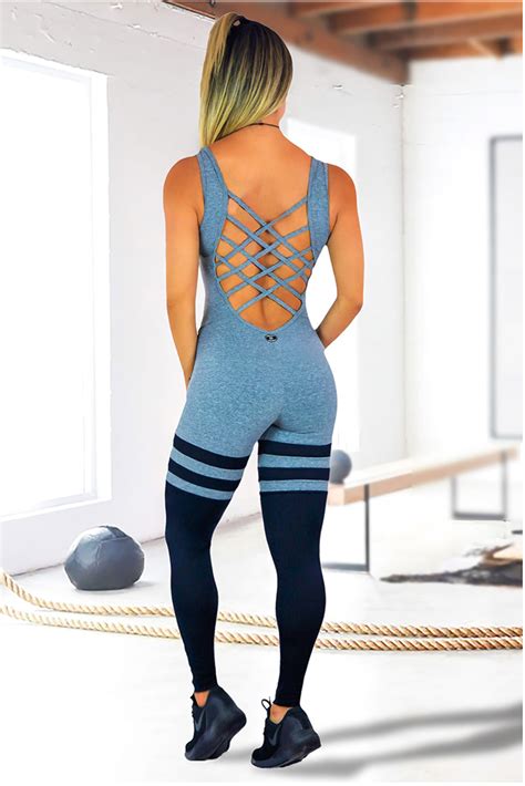 Umbra Sports 0051 Jumpsuit Fitness Clothing Sportswear Gym Apparel