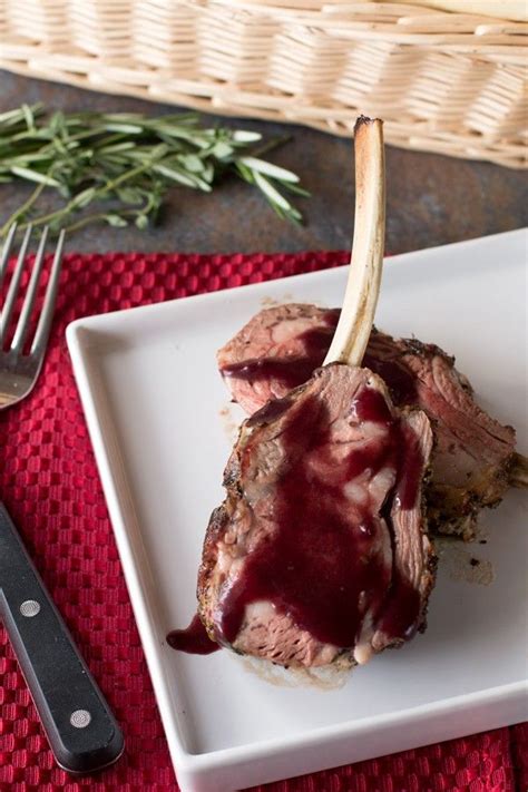 Herb Crusted Rack of Lamb with Red Wine Sauce | Recipe | Lamb recipes ...