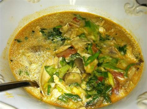 Spicy Thai Coconut Chicken Soup Recipe 2 | Just A Pinch Recipes