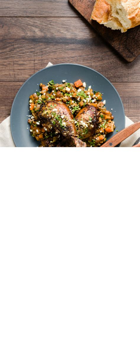 Instant Pot Greek Chicken & Lentils Recipe | Lentils.org