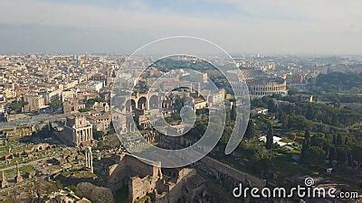 Aerial View Of Colosseum And Ancient Roman Ruins Stock Footage - Video ...