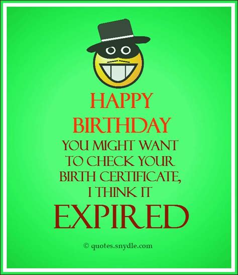 Funny Birthday Quotes Birthday quotes funny, Birthday