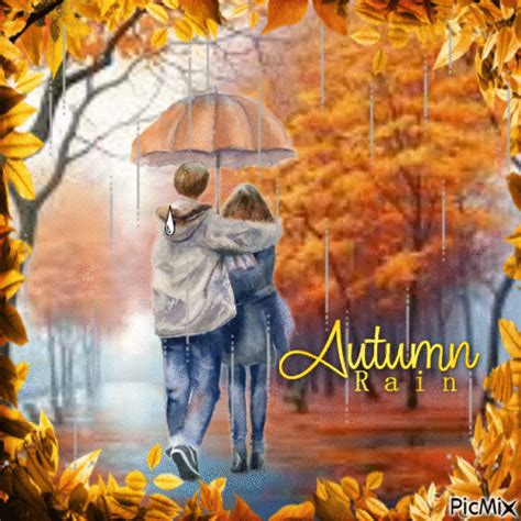 AUTUMN RAIN - Free animated GIF - PicMix