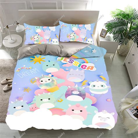 Squishmallow Personalized Bedding Set Squish Sblanket Squish - Etsy