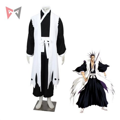 MMGG Bleach cosplay Kenpachi Zaraki Cosplay costume Kimono Outfit-in ...