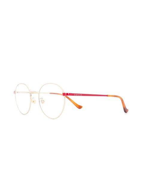 Gucci Eyewear Round Frame Glasses - Farfetch