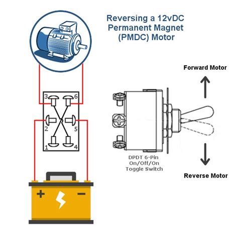 Dpdt On-off-on Switch Schematic