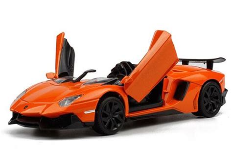 Purple / Yellow / Orange 1:32 Diecast Lamborghini Aventador Toy ...