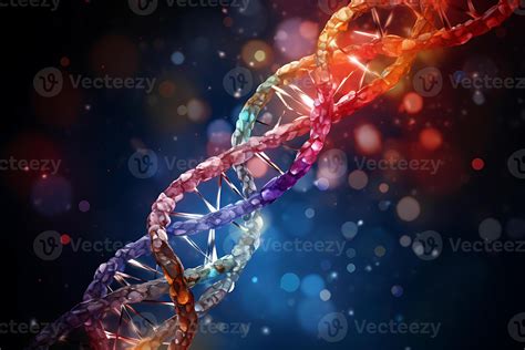 Spiral structure of human DNA Isolated DNA structure 37480328 Stock ...