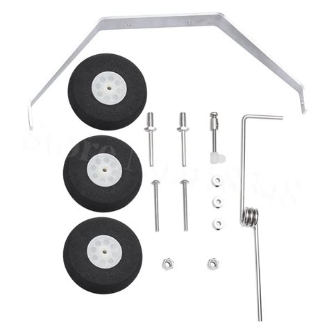 Aluminum Main Landing Gear Wheel Kit RC Airplane Cessna 182 Parts ...