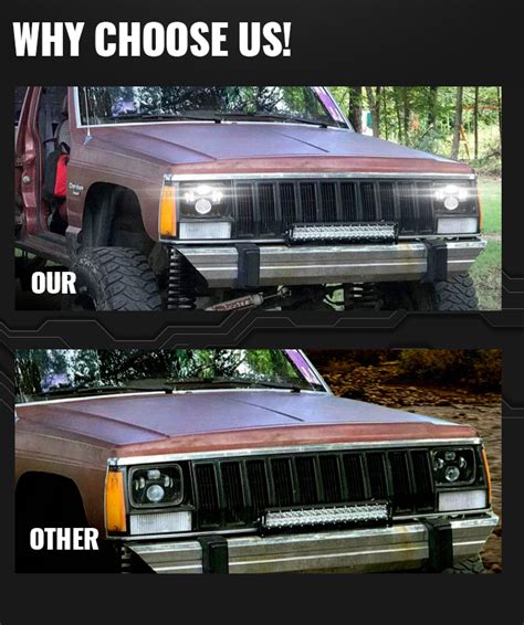 95 jeep cherokee led headlights, 1995 jeep cherokee xj led headlights