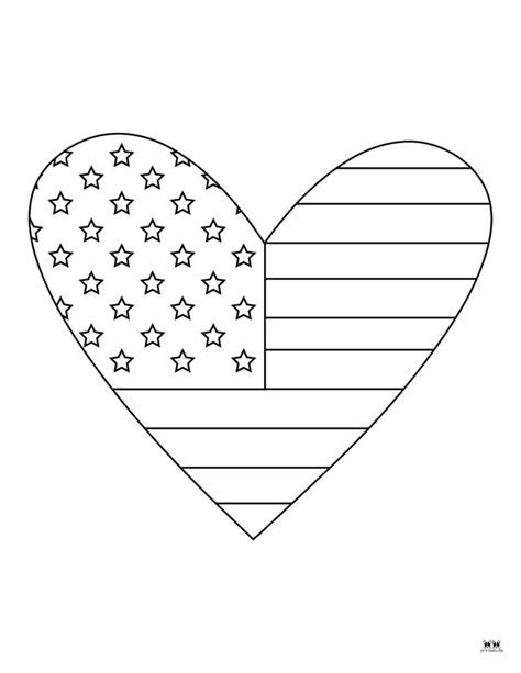 American Flag Coloring Pages & Templates - 20 FREE Pages | Printabulls