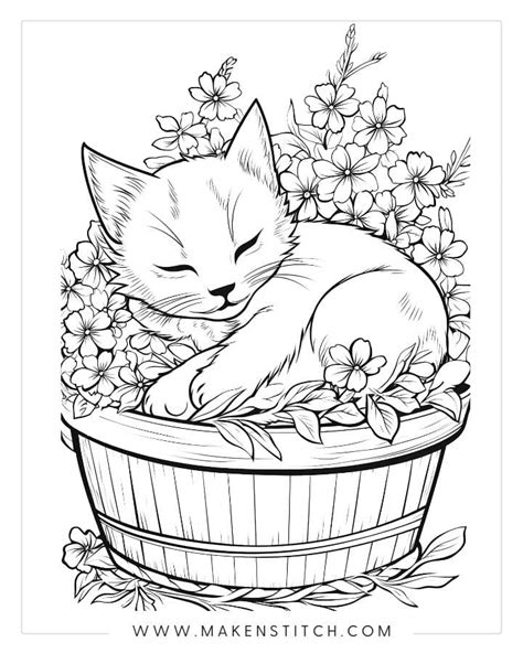 22+ Coloring Pages Of Cute Kittens - MargarettaMace