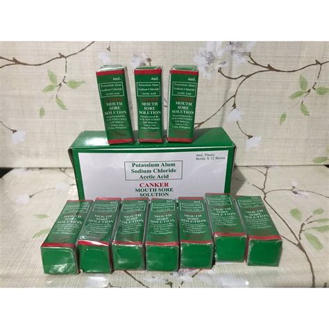 Canker mouth sore solution singaw treatment tangal singaw 4ml | Shopee ...