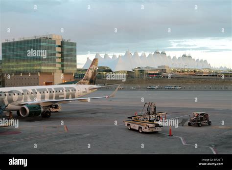 A view of Denver International Airport Stock Photo - Alamy