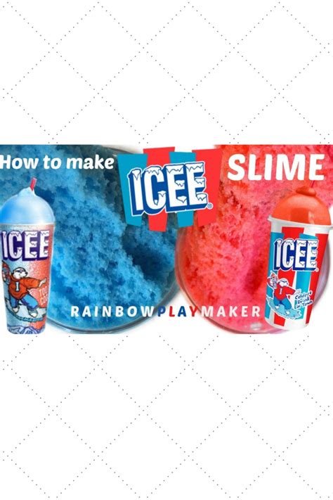 HOW TO MAKE ICEE SNOW FIZZ SLIME