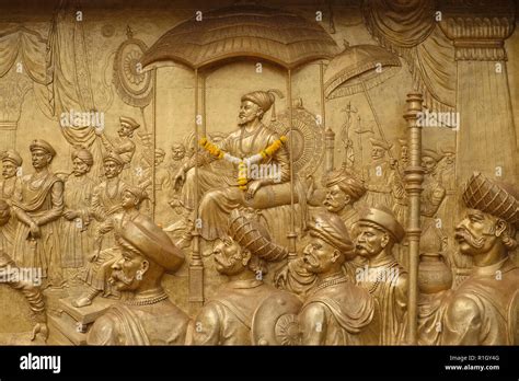 A Relief In Shivaji Park Mumbai India Depicts 17th Century Warrior