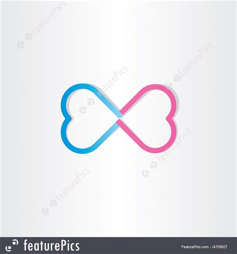 Infinity Heart Vector at Vectorified.com | Collection of Infinity Heart ...