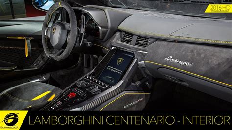 Lamborghini Centenario Interior