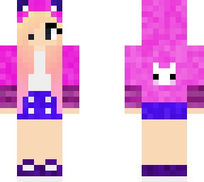 Cute Cat Girl | Minecraft Skin