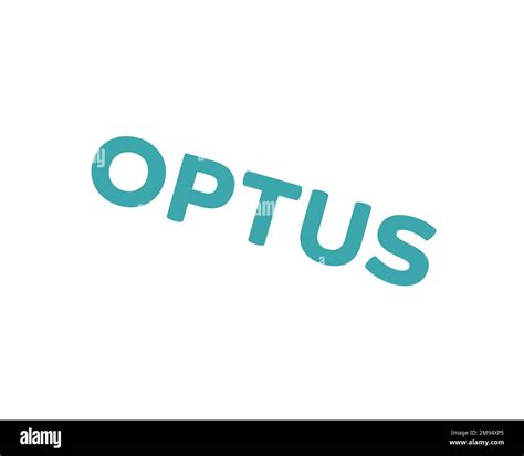 Optus, rotated logo, white background B Stock Photo - Alamy